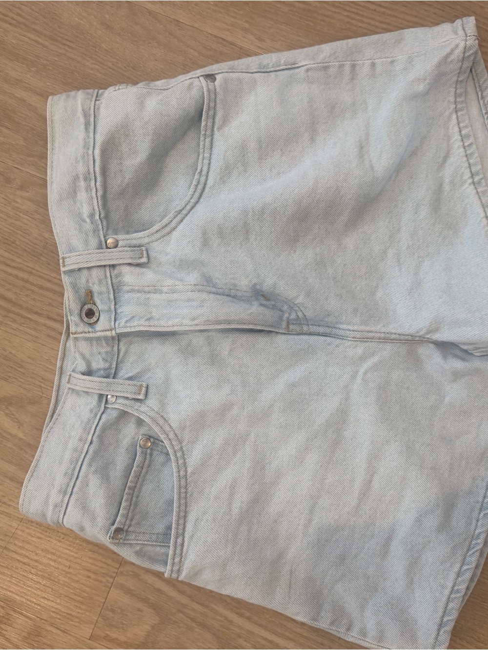 Levi’s silver tab Light Wash Denim Shorts